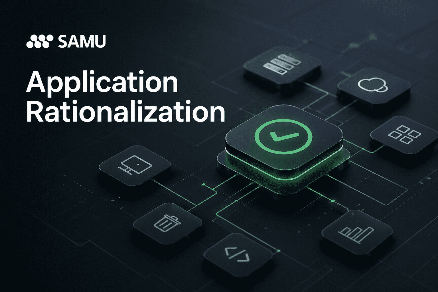 Application rationalization platform dashboard visualization