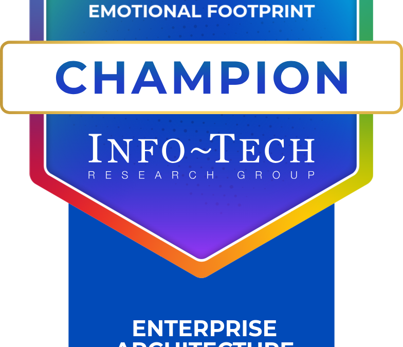 SAMU is Named Champion by Info-Tech Research Group for 2025 Enterprise Architecture Emotional Footprint Report